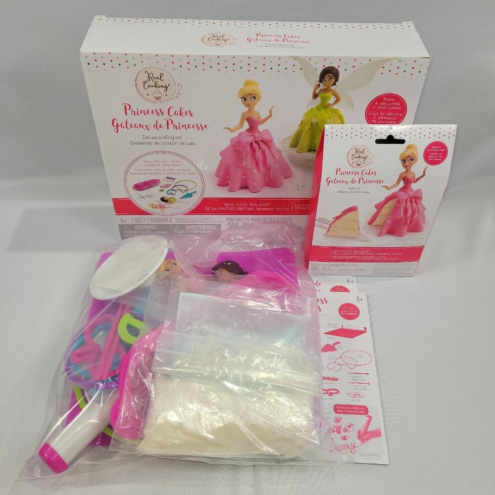 Real Cooking Princess Cakes Cake Baking & Decorating set